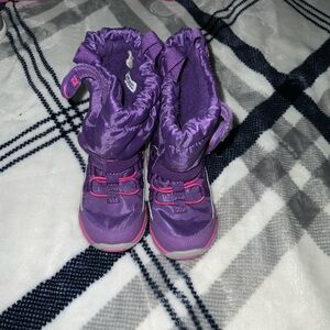 Stride Rite Purple and Pink Baby Walker Shoes